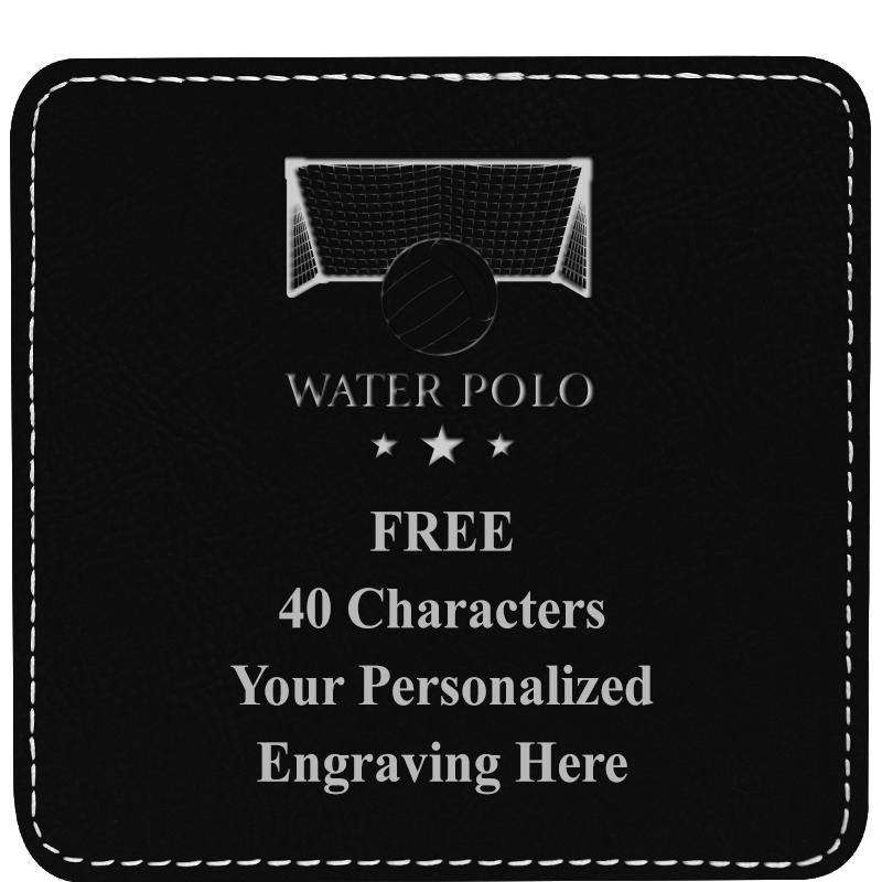 4" COASTER LEATHERETTE