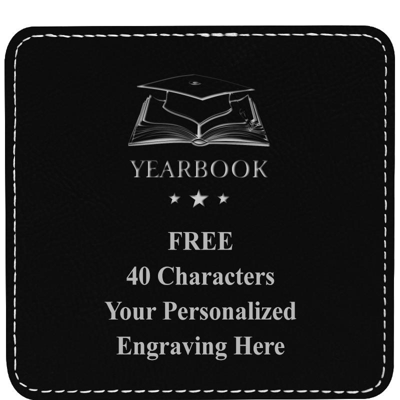 4" COASTER LEATHERETTE