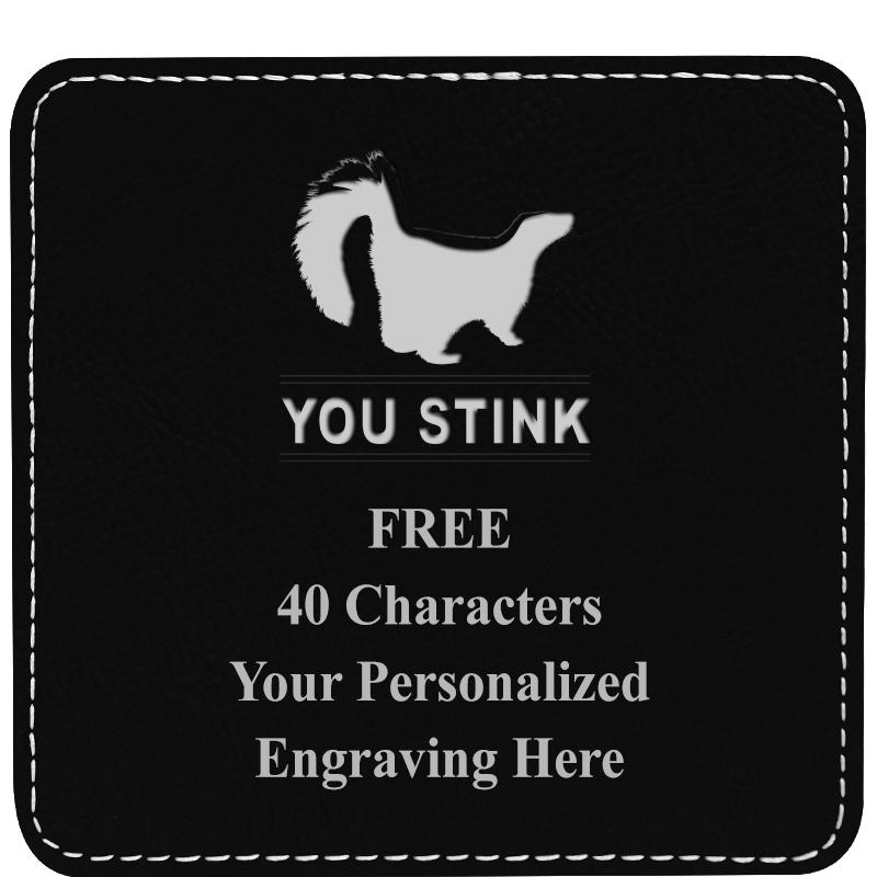 4" COASTER LEATHERETTE