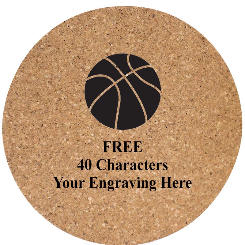 4" COASTER ROUND CORK