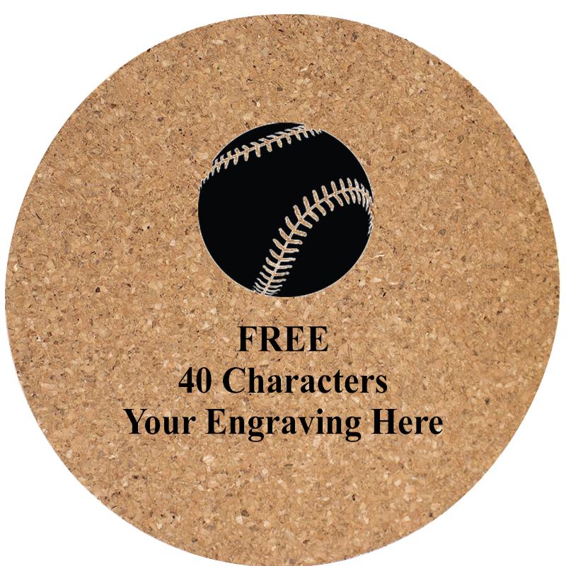 4" COASTER ROUND CORK