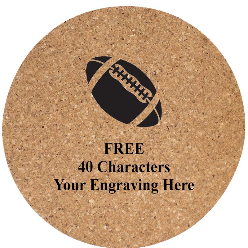 4" COASTER ROUND CORK