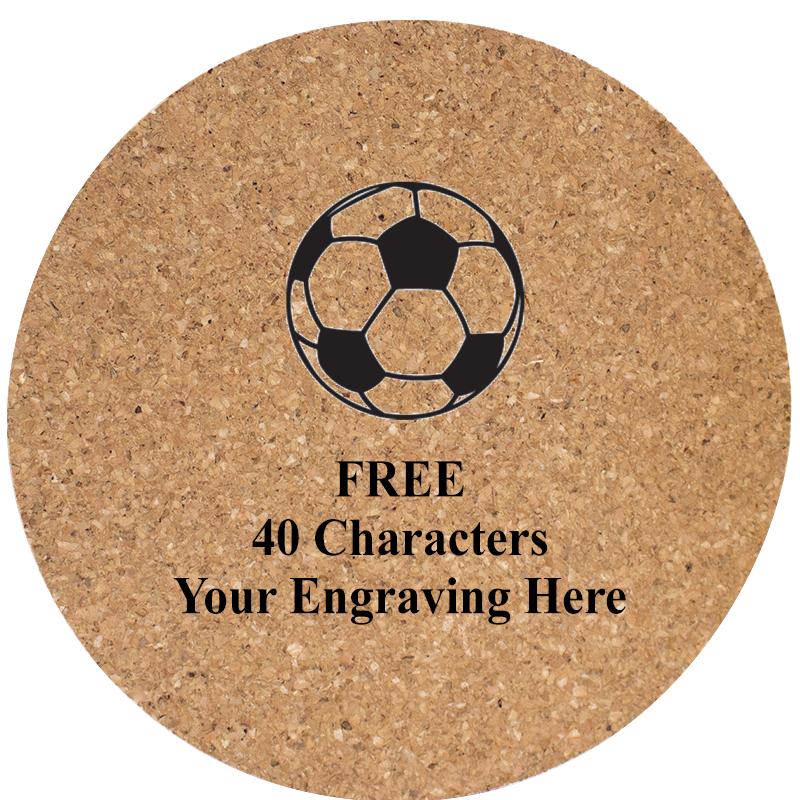 4" COASTER ROUND CORK