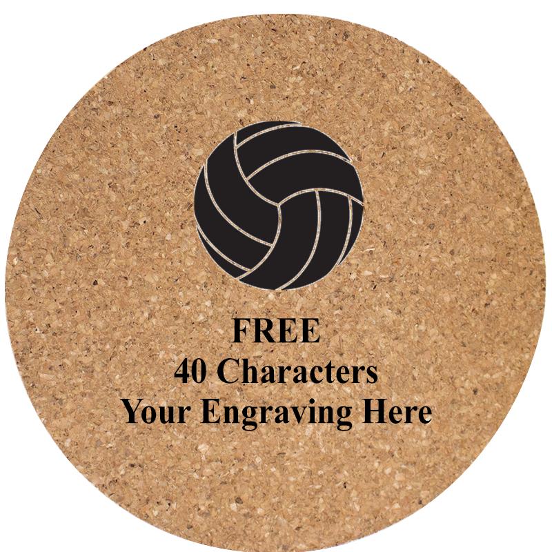 4" COASTER ROUND CORK