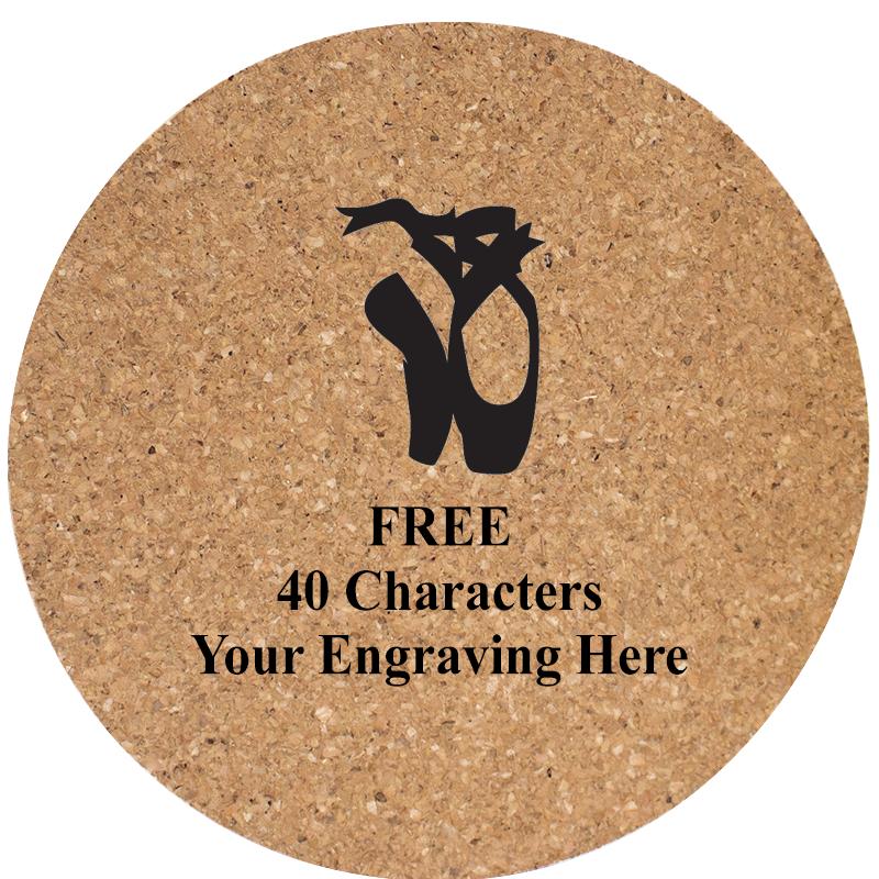 4" COASTER ROUND CORK