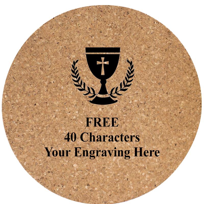 4" COASTER ROUND CORK