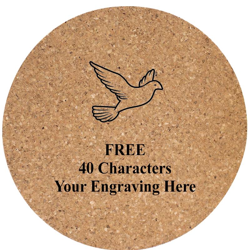 4" COASTER ROUND CORK