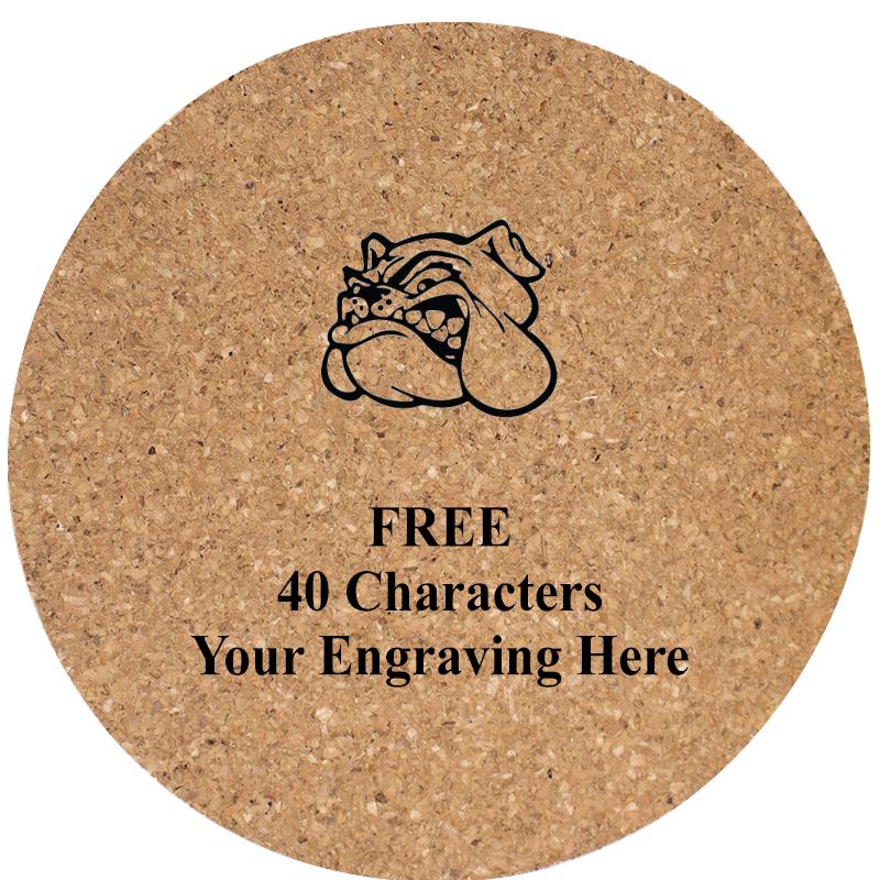 4" COASTER ROUND CORK