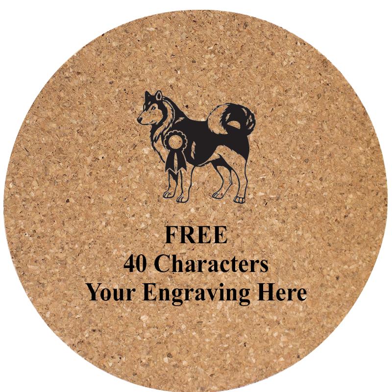 4" COASTER ROUND CORK