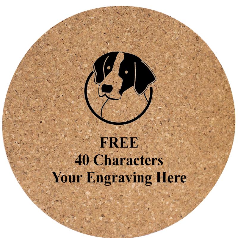 4" COASTER ROUND CORK