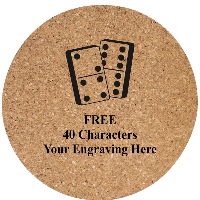 4" COASTER ROUND CORK