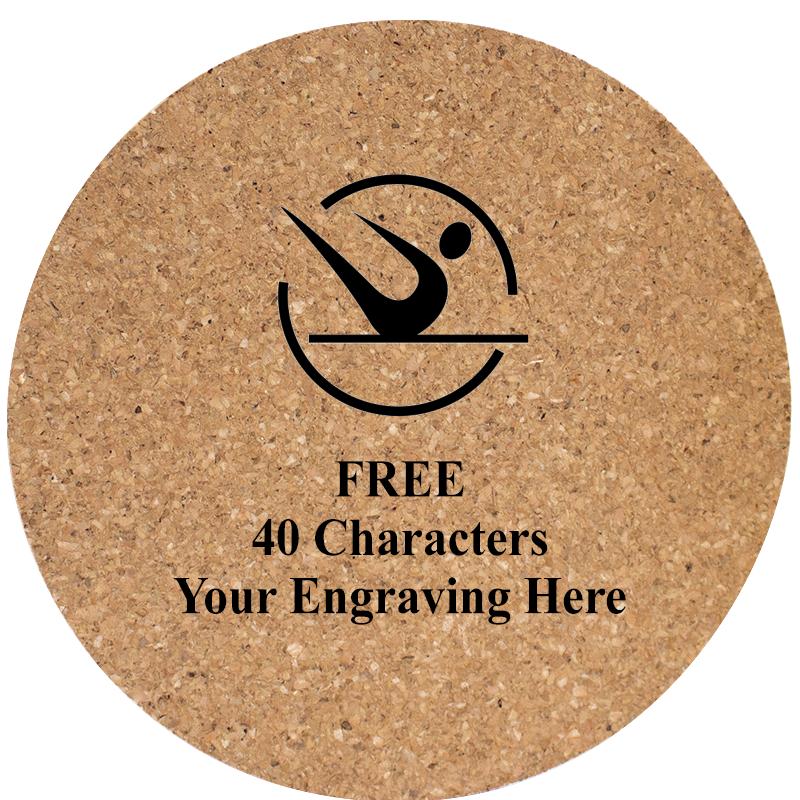 4" COASTER ROUND CORK