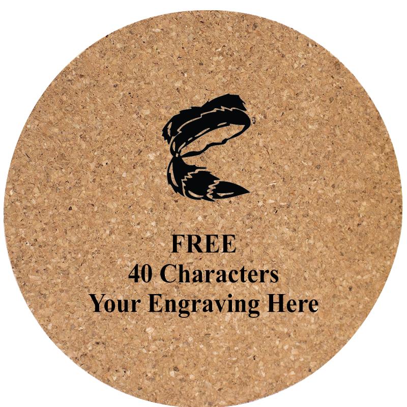 4" COASTER ROUND CORK