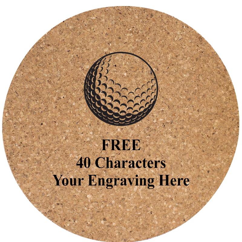 4" COASTER ROUND CORK