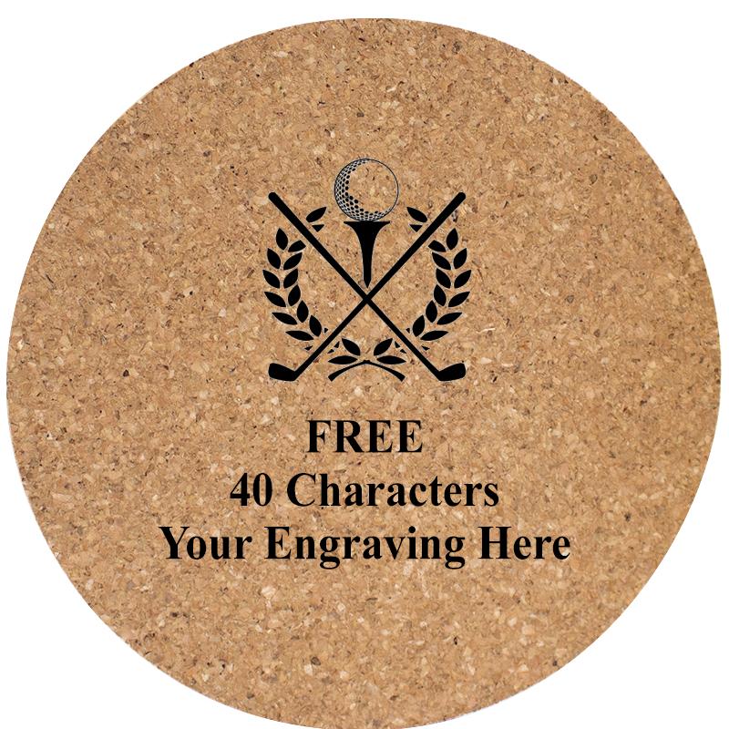 4" COASTER ROUND CORK