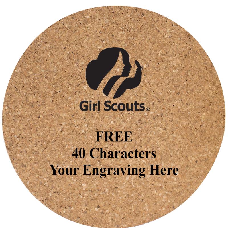 4" COASTER ROUND CORK