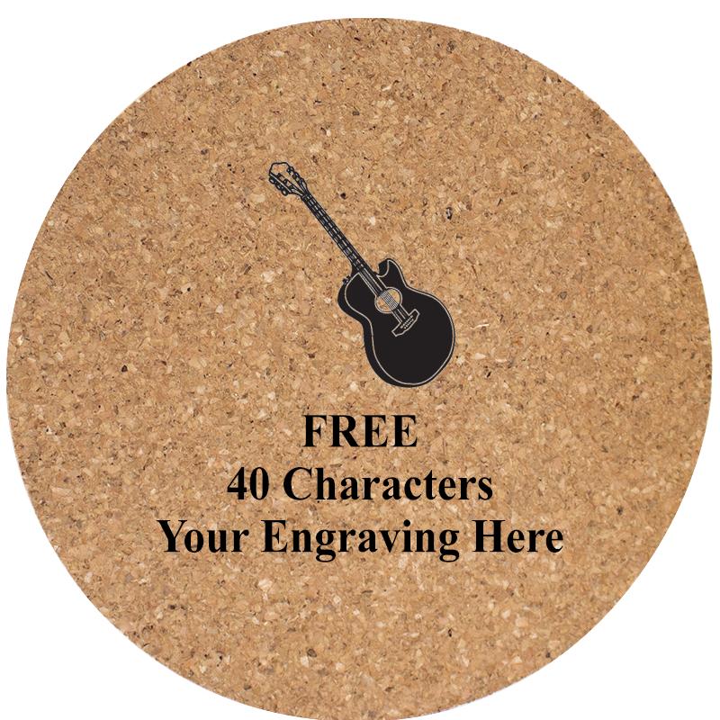 4" COASTER ROUND CORK