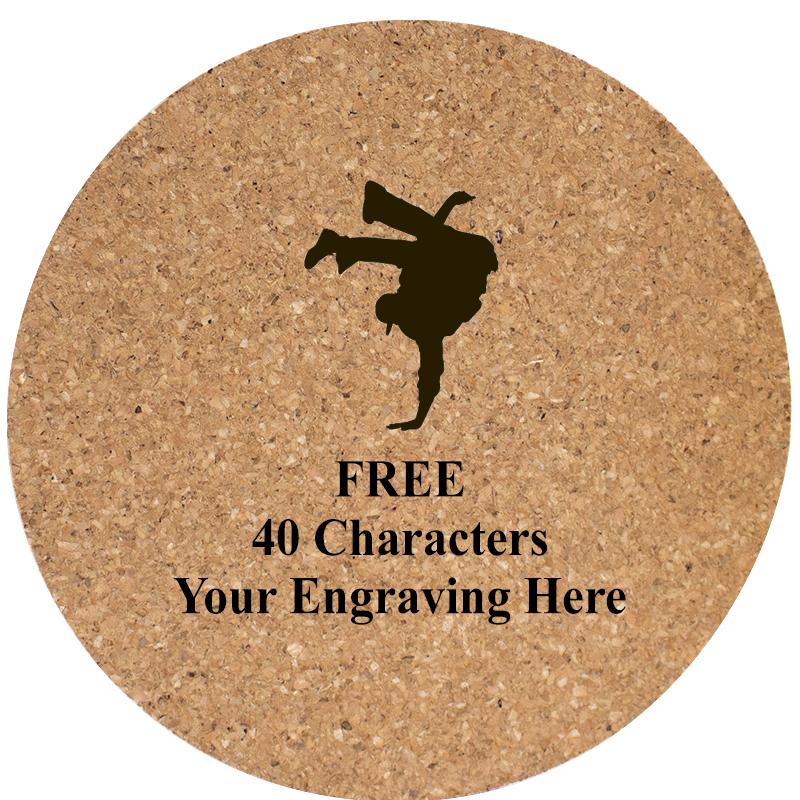 4" COASTER ROUND CORK