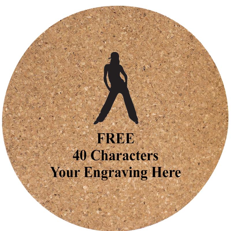 4" COASTER ROUND CORK