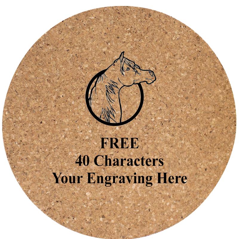 4" COASTER ROUND CORK