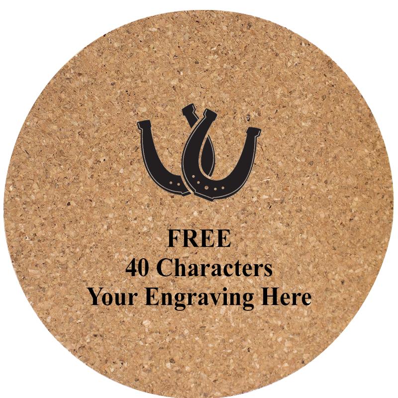 4" COASTER ROUND CORK