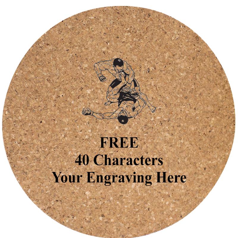 4" COASTER ROUND CORK