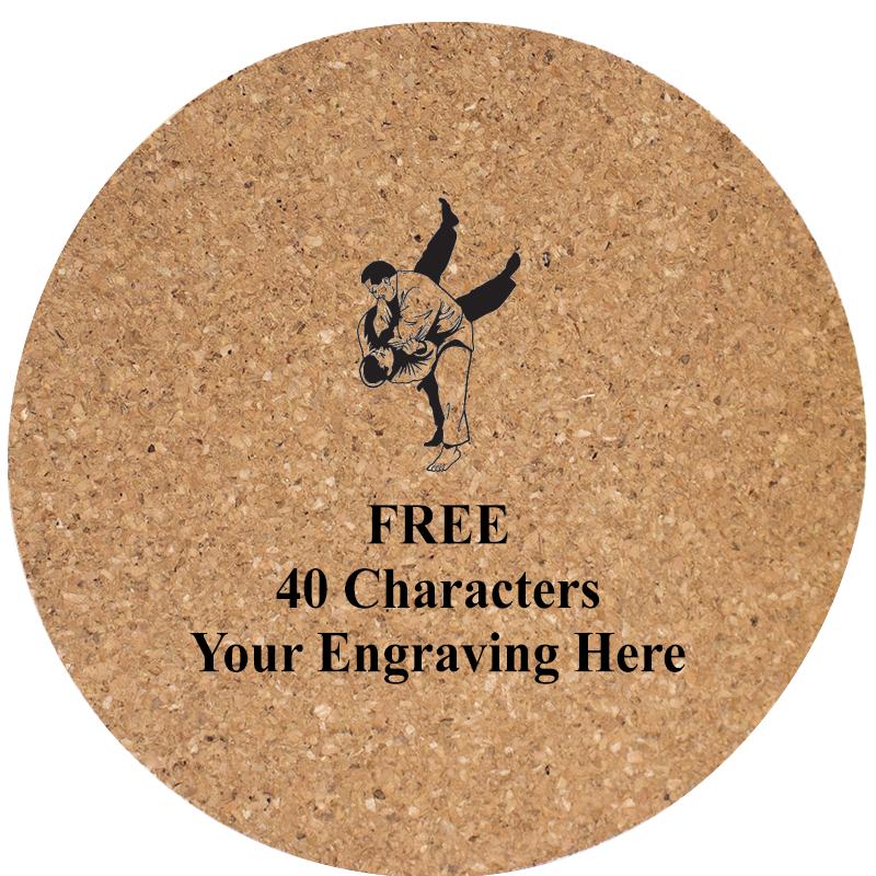 4" COASTER ROUND CORK