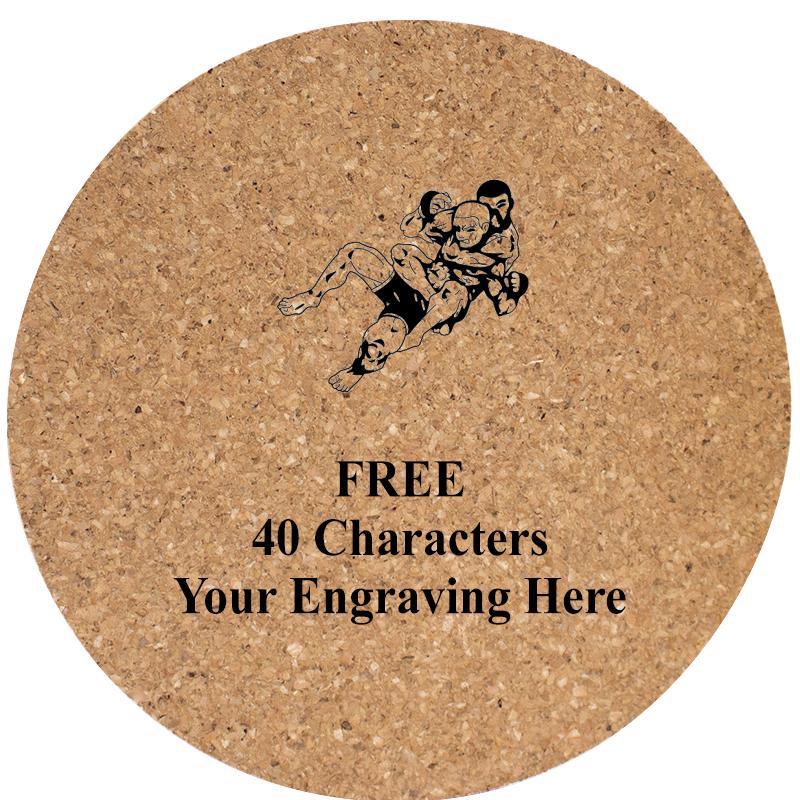 4" COASTER ROUND CORK