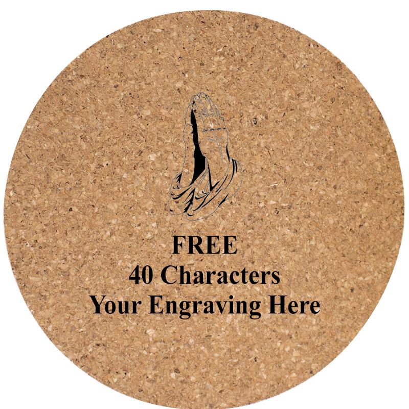 4" COASTER ROUND CORK