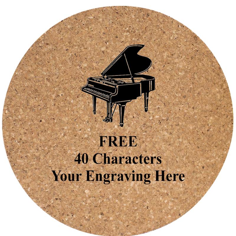 4" COASTER ROUND CORK