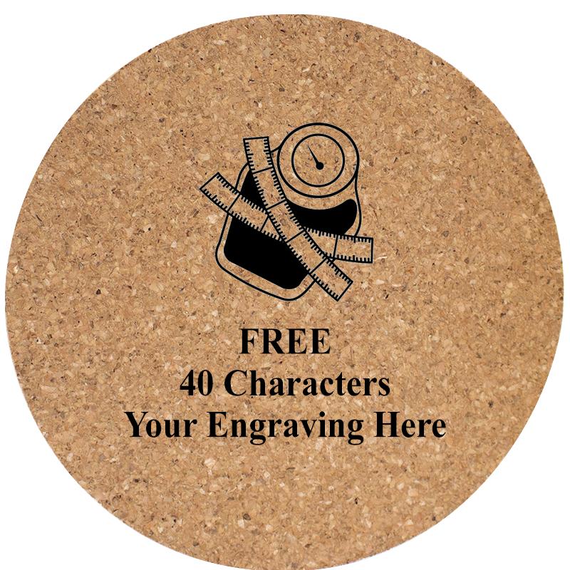 4" COASTER ROUND CORK