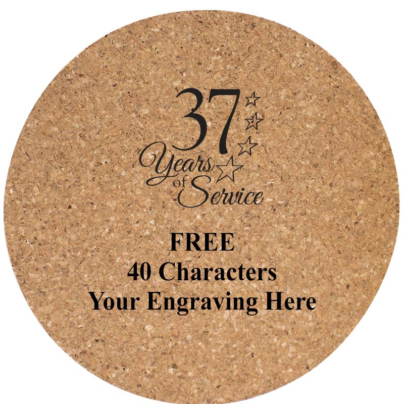 4" COASTER ROUND CORK