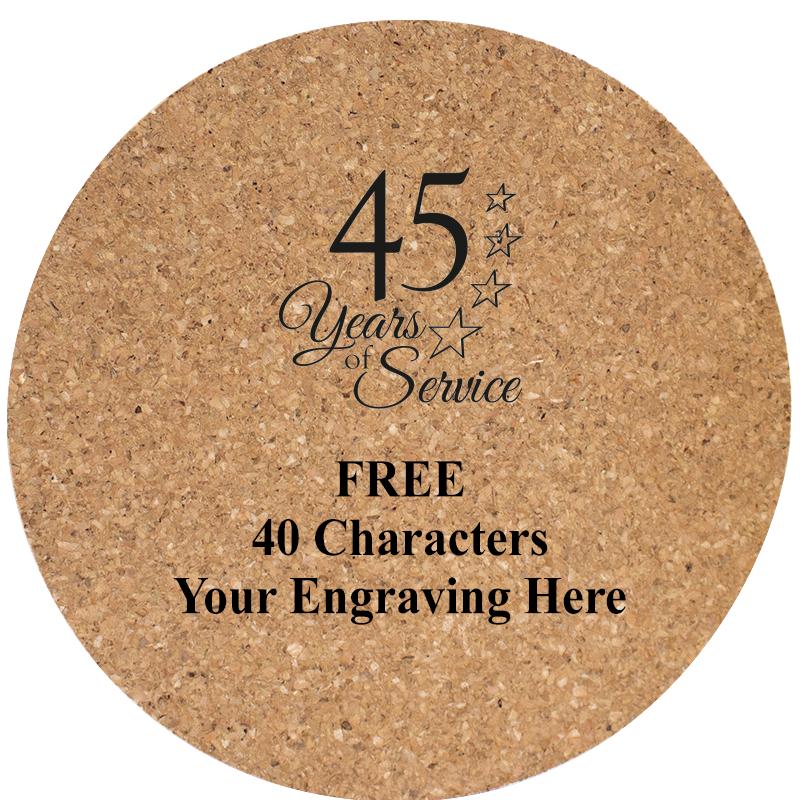 4" COASTER ROUND CORK