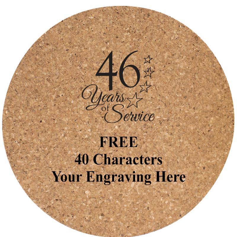 4" COASTER ROUND CORK