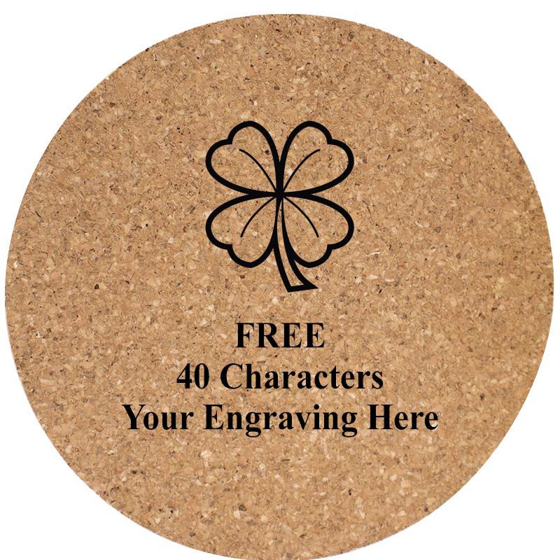 4" COASTER ROUND CORK