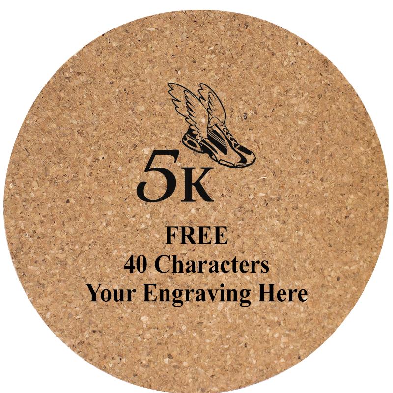 4" COASTER ROUND CORK