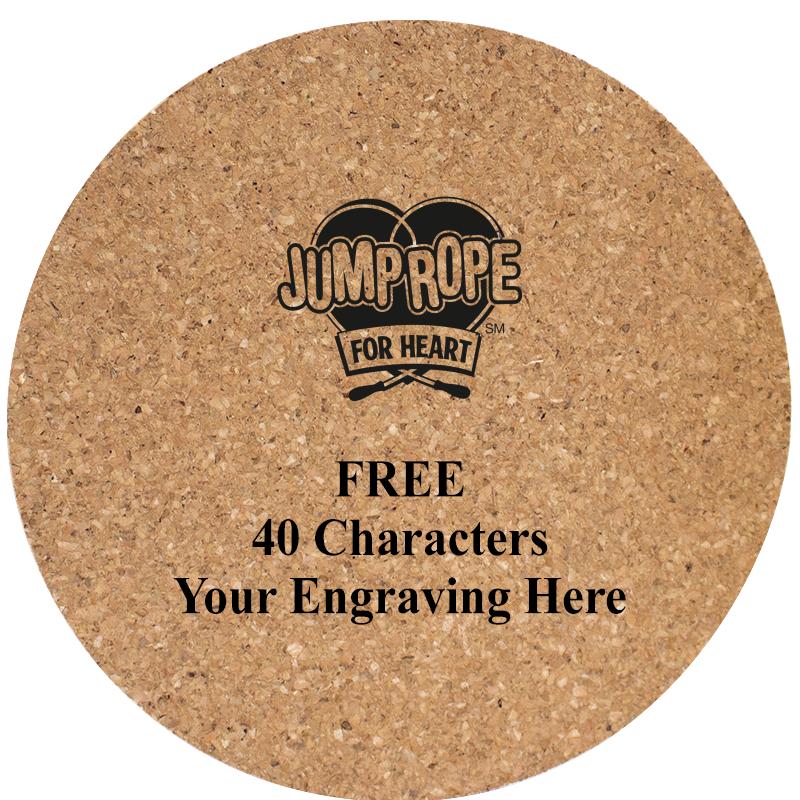 4" COASTER ROUND CORK