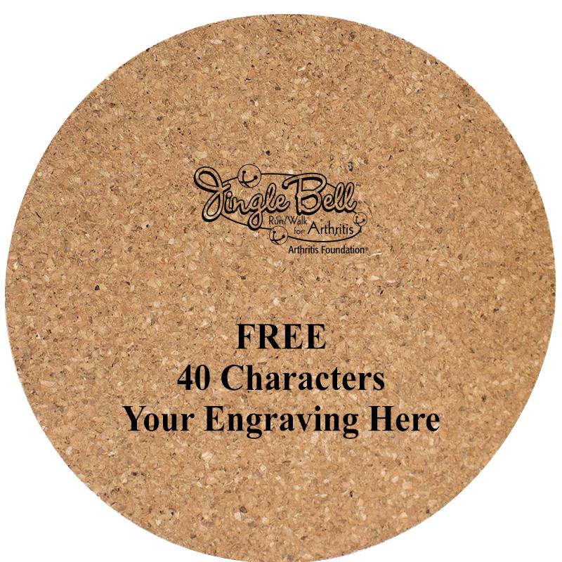 4" COASTER ROUND CORK