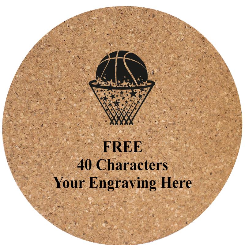 4" COASTER ROUND CORK