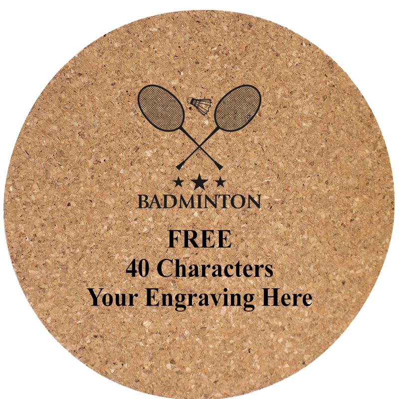 4" COASTER ROUND CORK