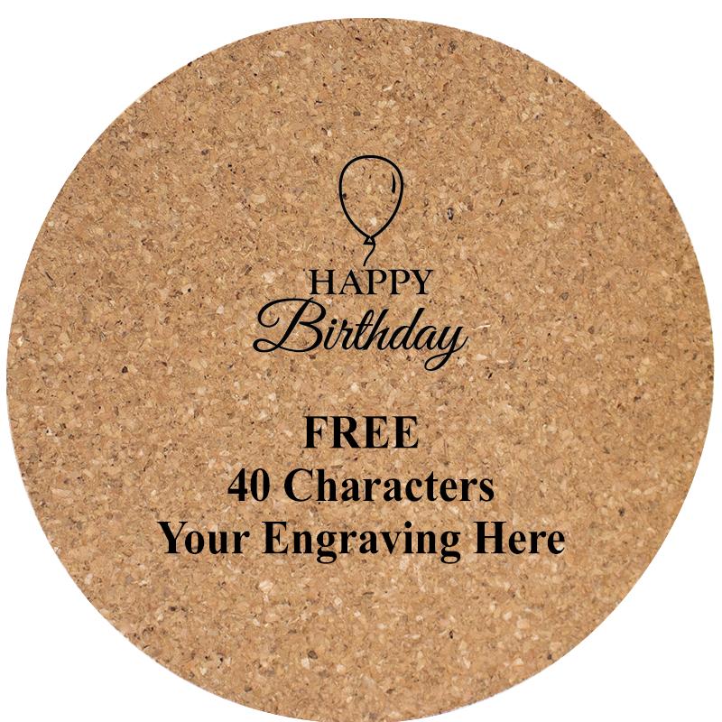 4" COASTER ROUND CORK