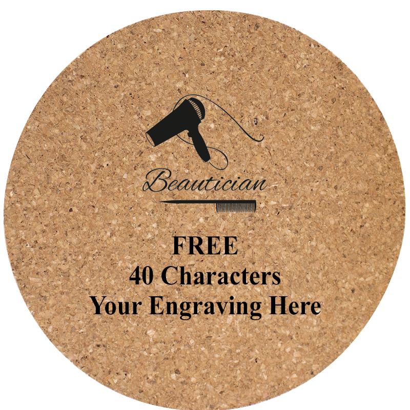 4" COASTER ROUND CORK