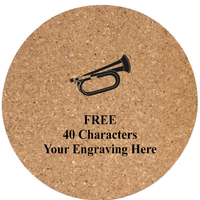 4" COASTER ROUND CORK