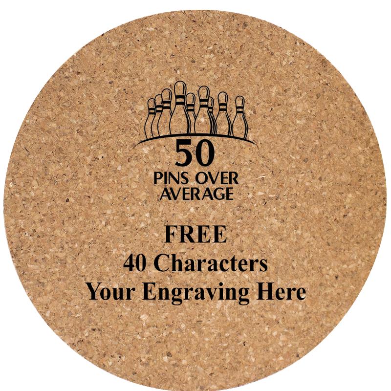 4" COASTER ROUND CORK
