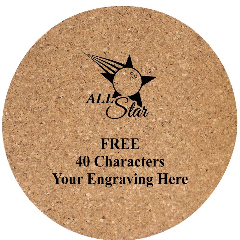 4" COASTER ROUND CORK