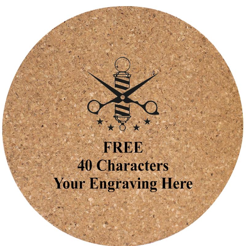 4" COASTER ROUND CORK