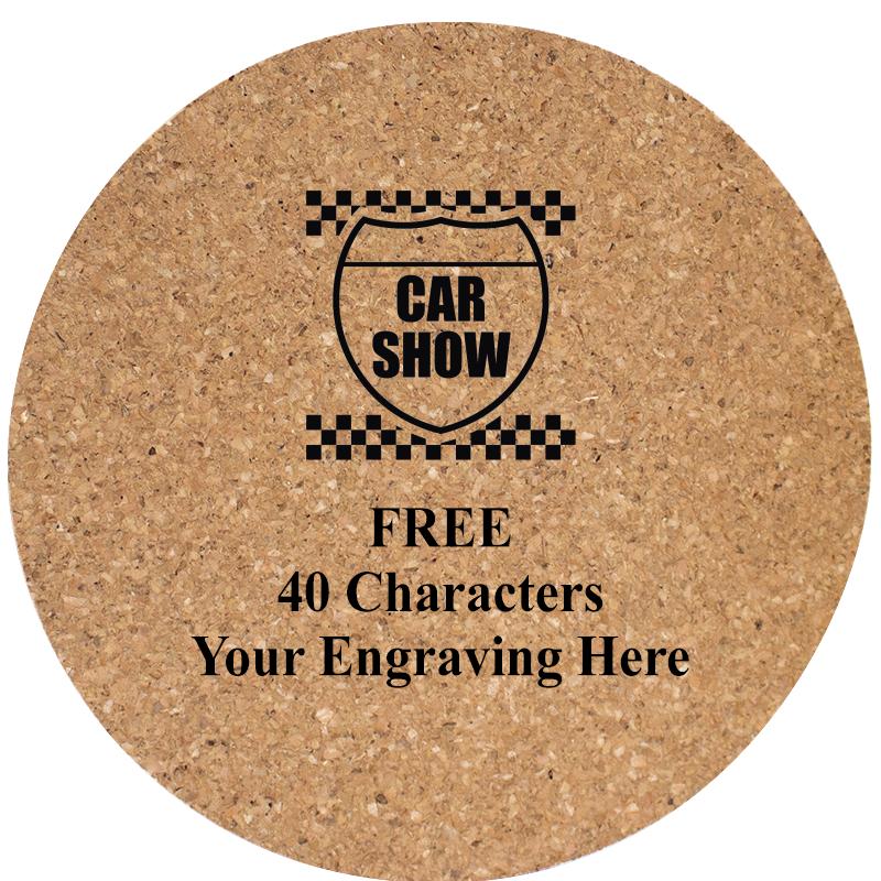 4" COASTER ROUND CORK