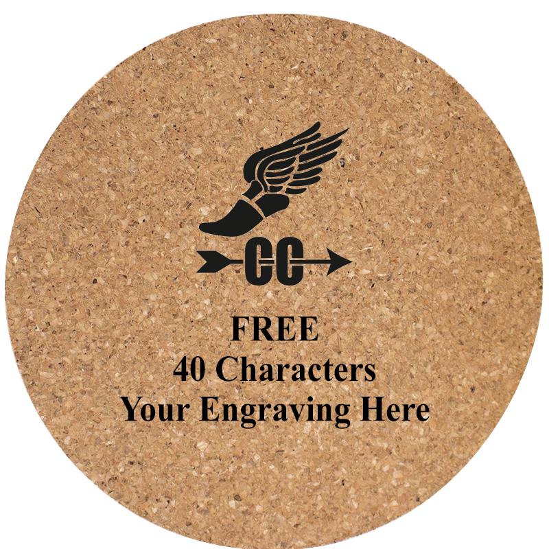 4" COASTER ROUND CORK