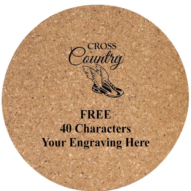 4" COASTER ROUND CORK