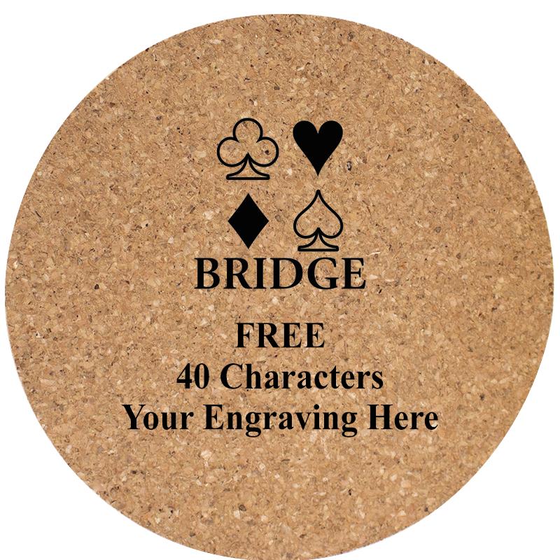 4" COASTER ROUND CORK